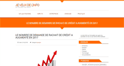 Desktop Screenshot of jeveuxdelinfo.fr